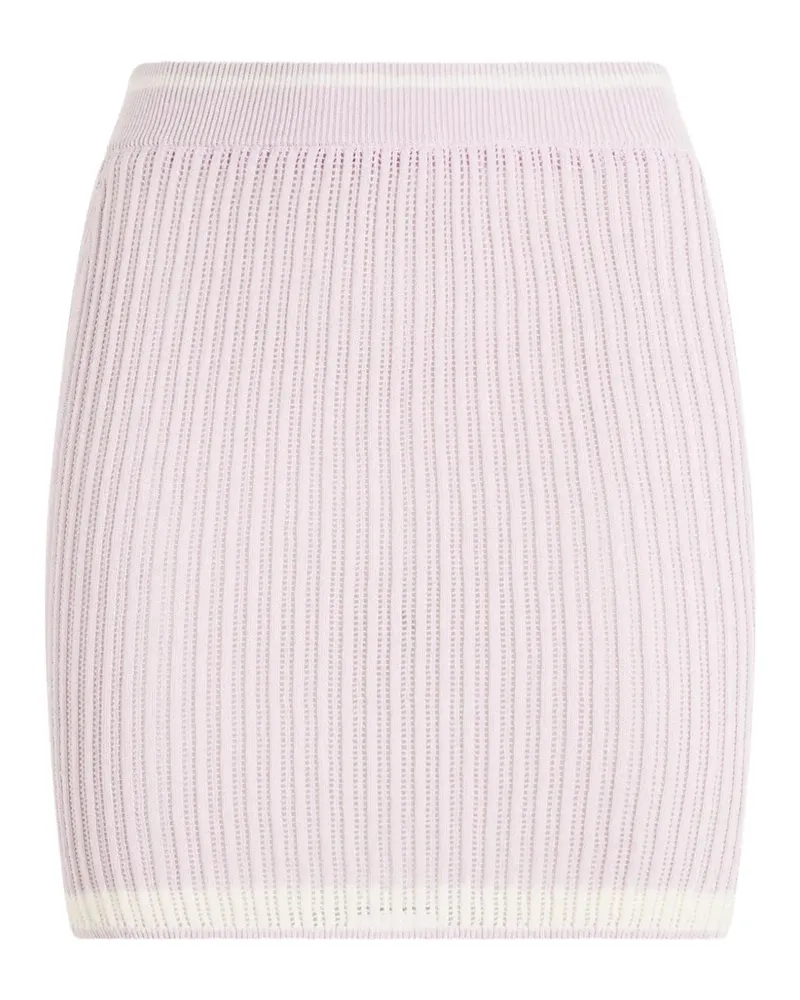 Philipp Plein Gestrickter Minirock - Violett Violett