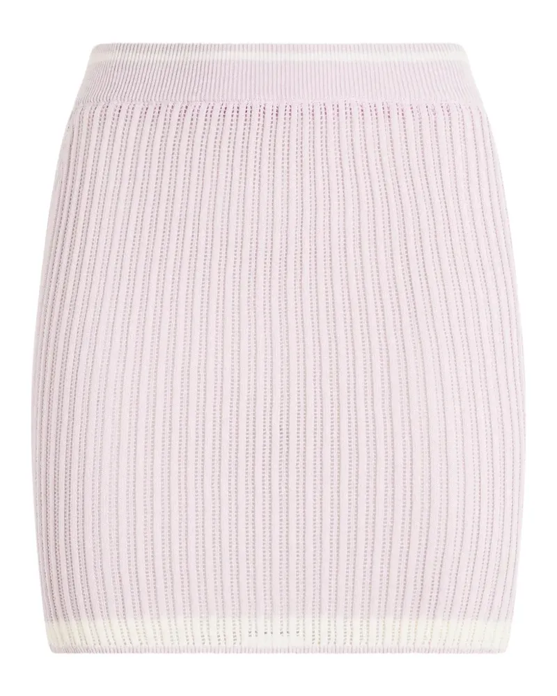 Philipp Plein Gestrickter Minirock - Violett Violett