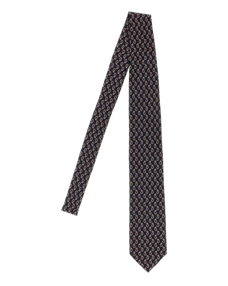 Brioni Jacquard-Krawatte mit Paisleymuster - Blau Blau