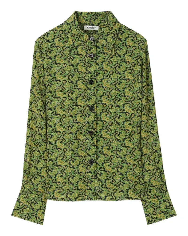 Rodebjer Boni Hemd mit Paisley-Print - Grün Grün