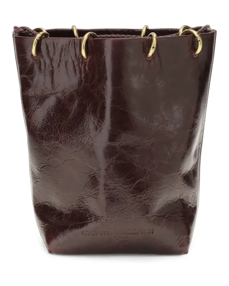 Benedetta Bruzziches mini Doudou Petite bucket bag - Braun Braun