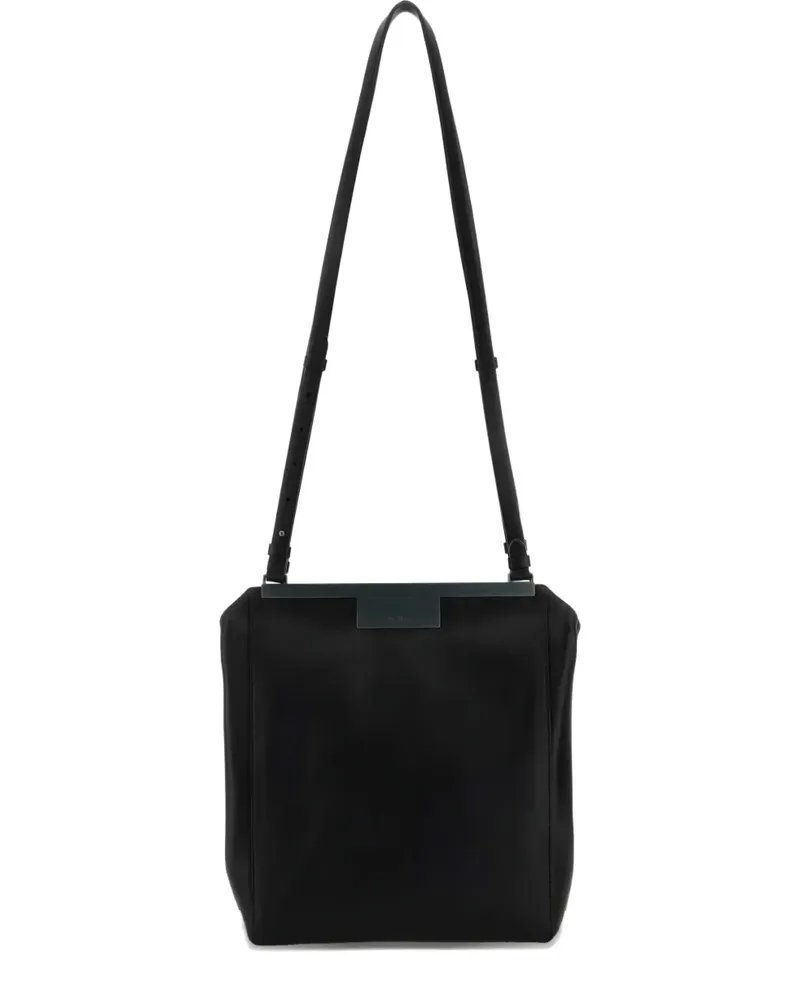 Max Mara Schultertasche aus Leder - Schwarz Schwarz