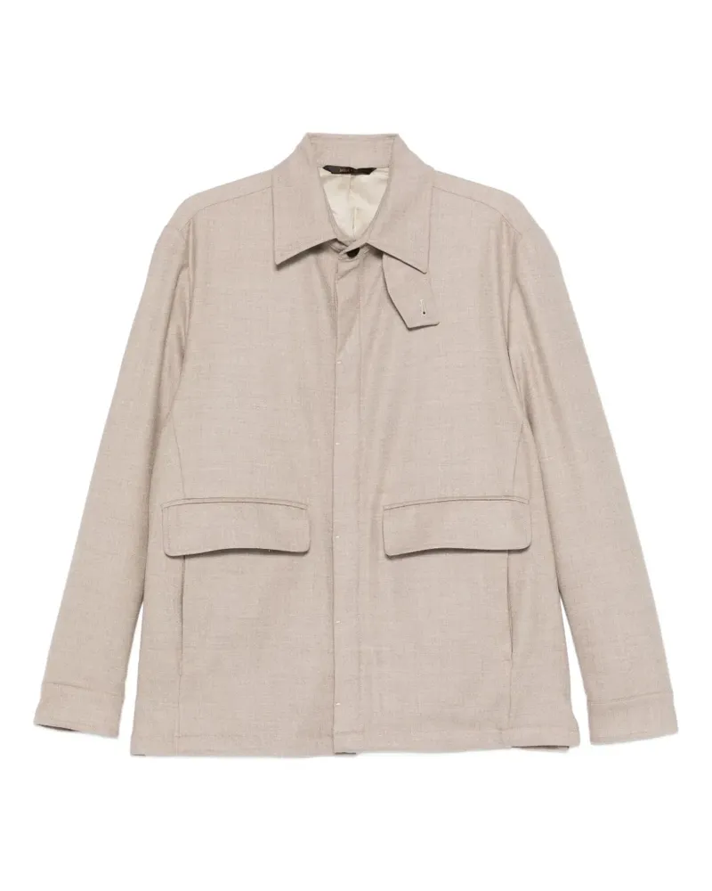 Briglia 1949 Twill-Hemdjacke - Nude Nude