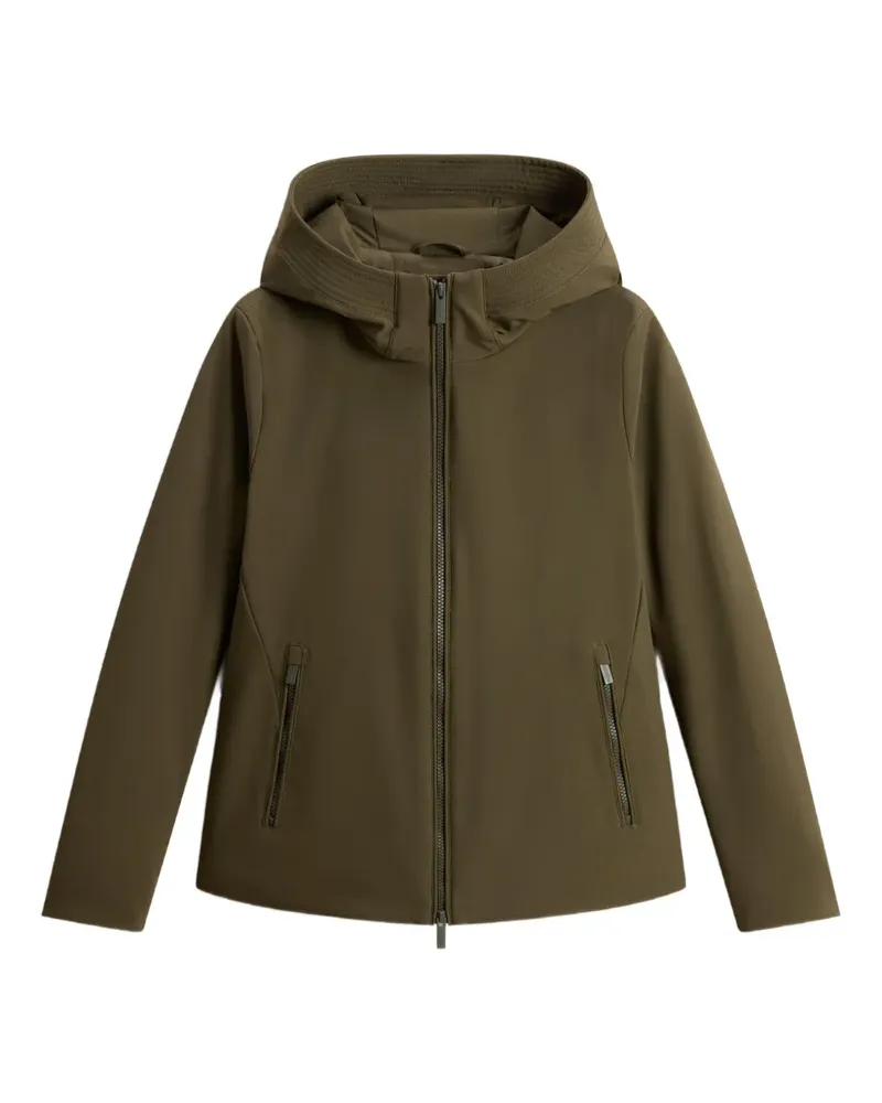Woolrich Kapuzenparka mit Reißverschluss - Grün Grün