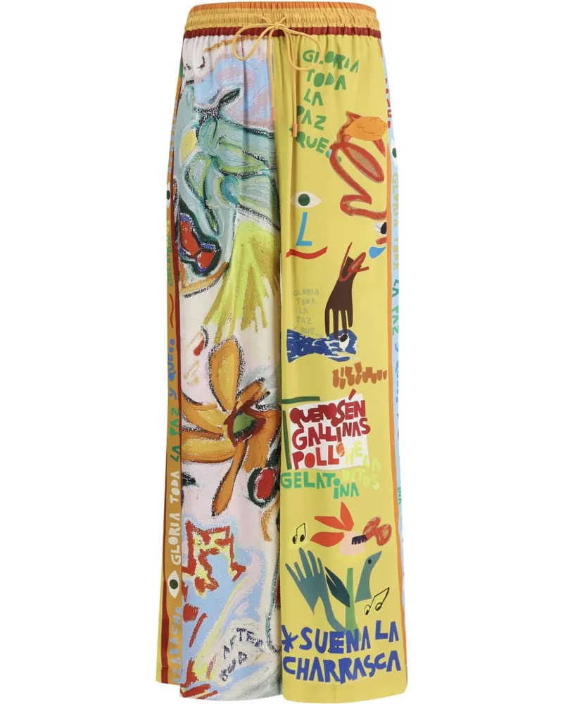 ALEMAIS Pantaloni La Charrasca - Gelb Gelb