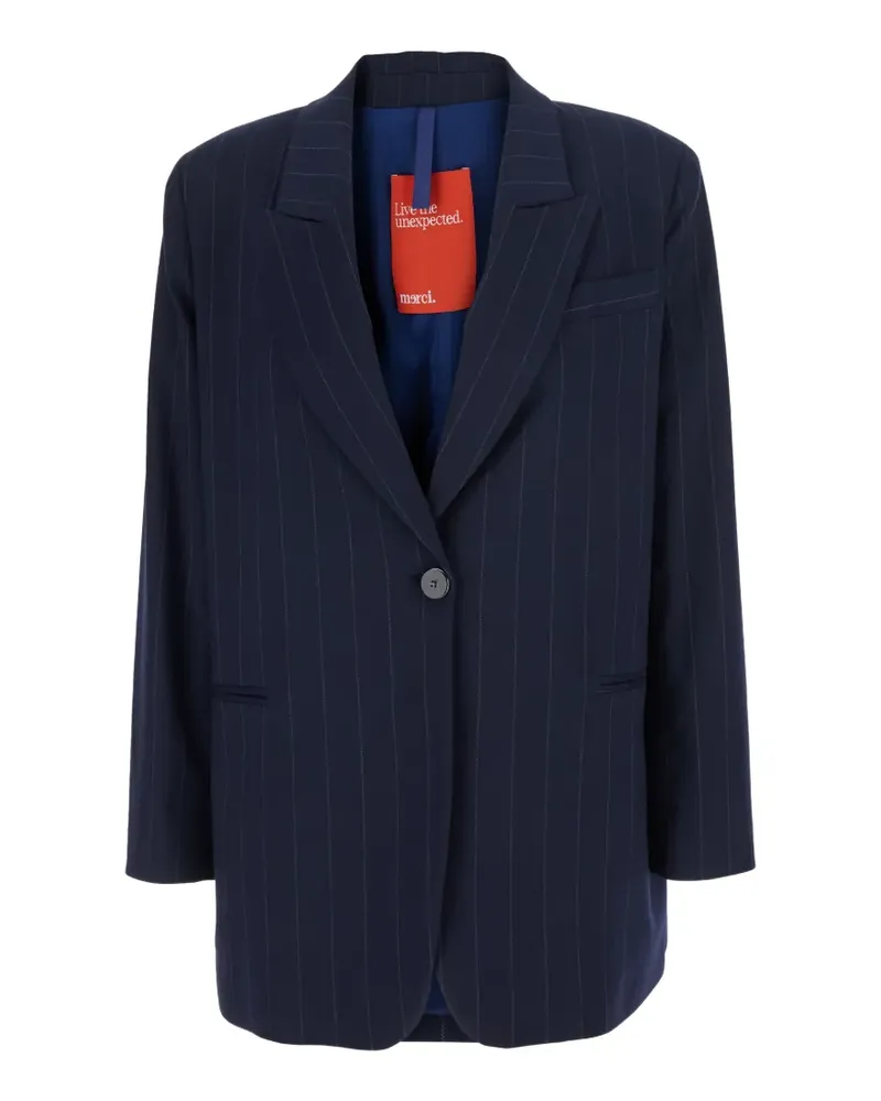 ..,merci Jacke mit Muster - Blau Blau