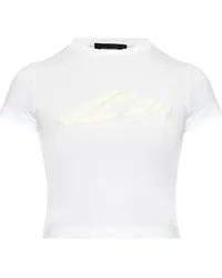 Dsquared2 Icon Cropped-T-Shirt Weiß