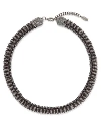 Brunello Cucinelli Choker mit Perlen Silber