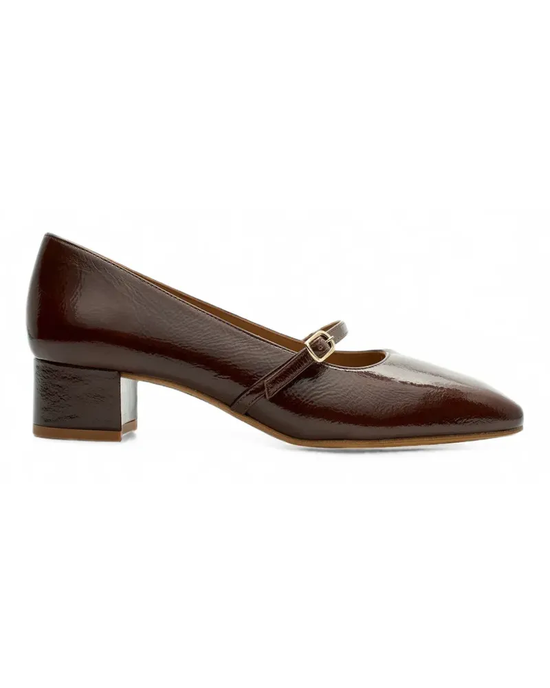 Lottusse Goya Pumps mit T-Riemen - Braun Braun