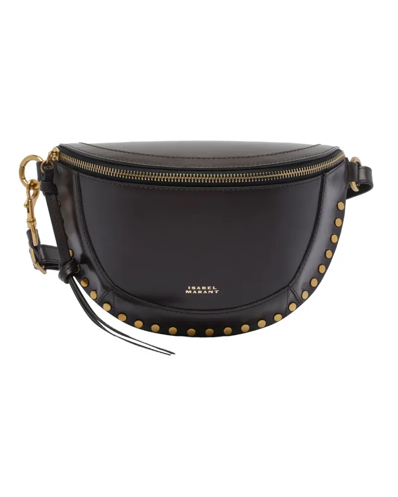 Isabel Marant Halbrunde Gürteltasche mit Nieten - Braun Braun