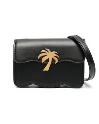 Palm Angels Mini-Tasche mit Logo-Schild Schwarz