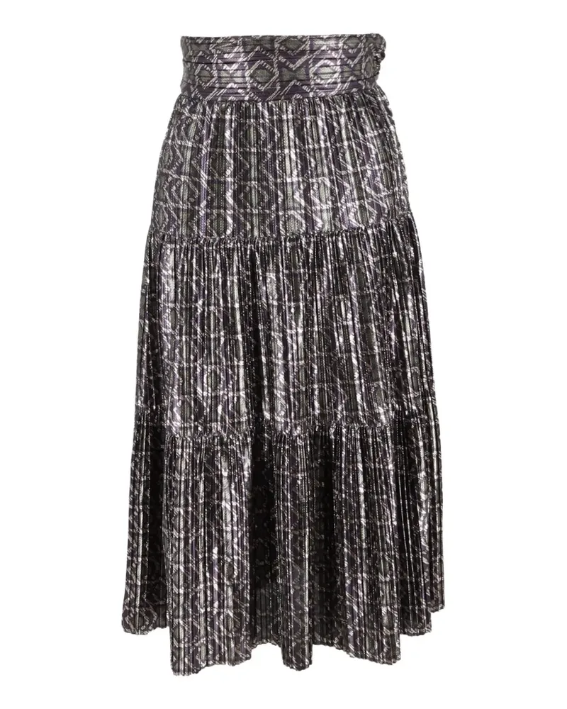 ba&sh Prisca Rock mit geometrischem Print - Violett Violett