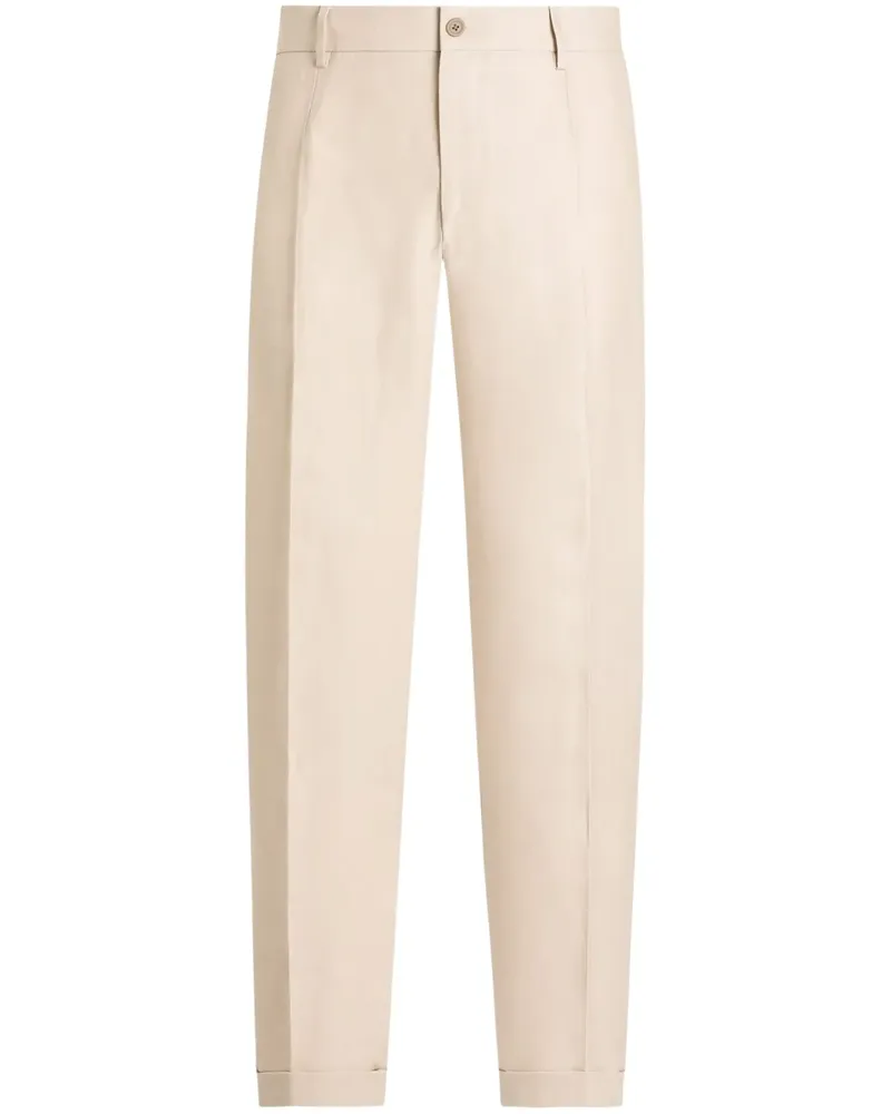 Dolce & Gabbana Klassische Straight-Leg-Hose - Nude Nude