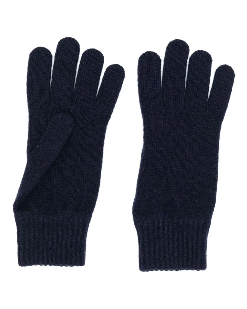 Sunspel Handschuhe aus recyceltem Kaschmir - Blau Blau