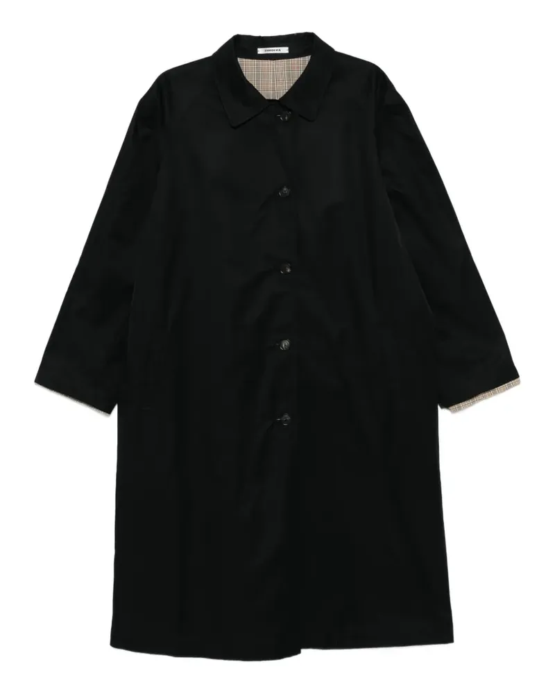 CORDERA reversible trench coat - Schwarz Schwarz