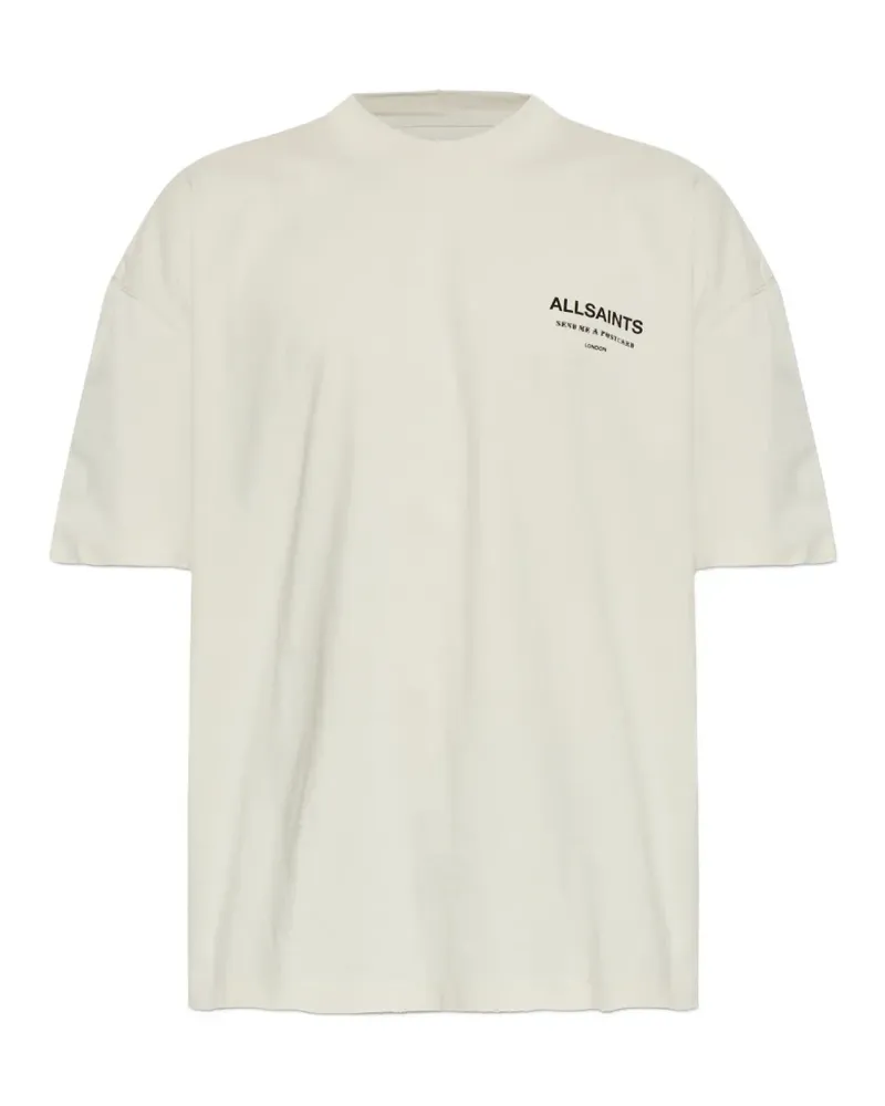 AllSaints T-Shirt mit "Dreamer"-Stickerei - Nude Nude