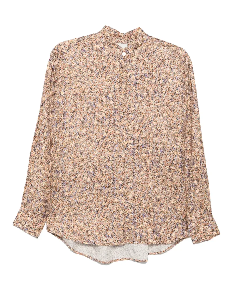 Isabel Marant Harlow floral-print shirt - Nude Nude