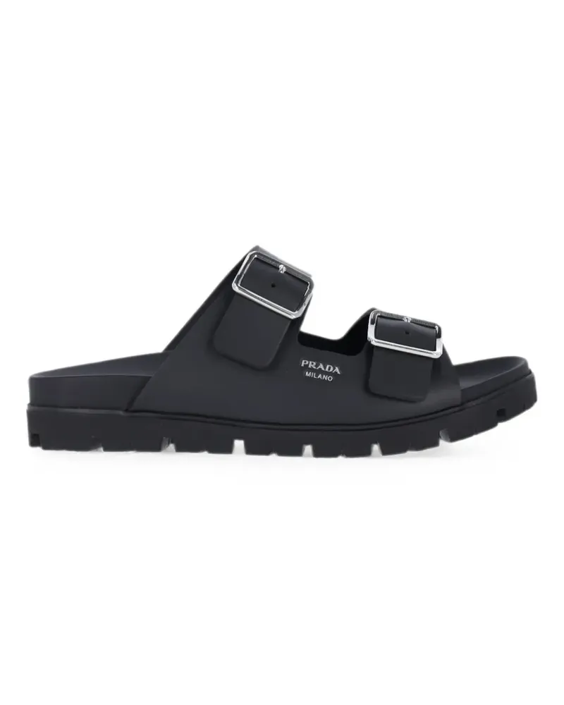 Prada buckle-fastening sandals - Schwarz Schwarz