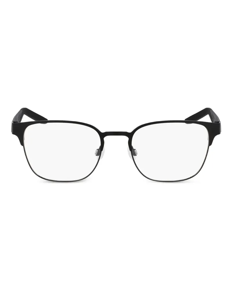 Nike Brille mit eckigem Gestell - Schwarz Schwarz