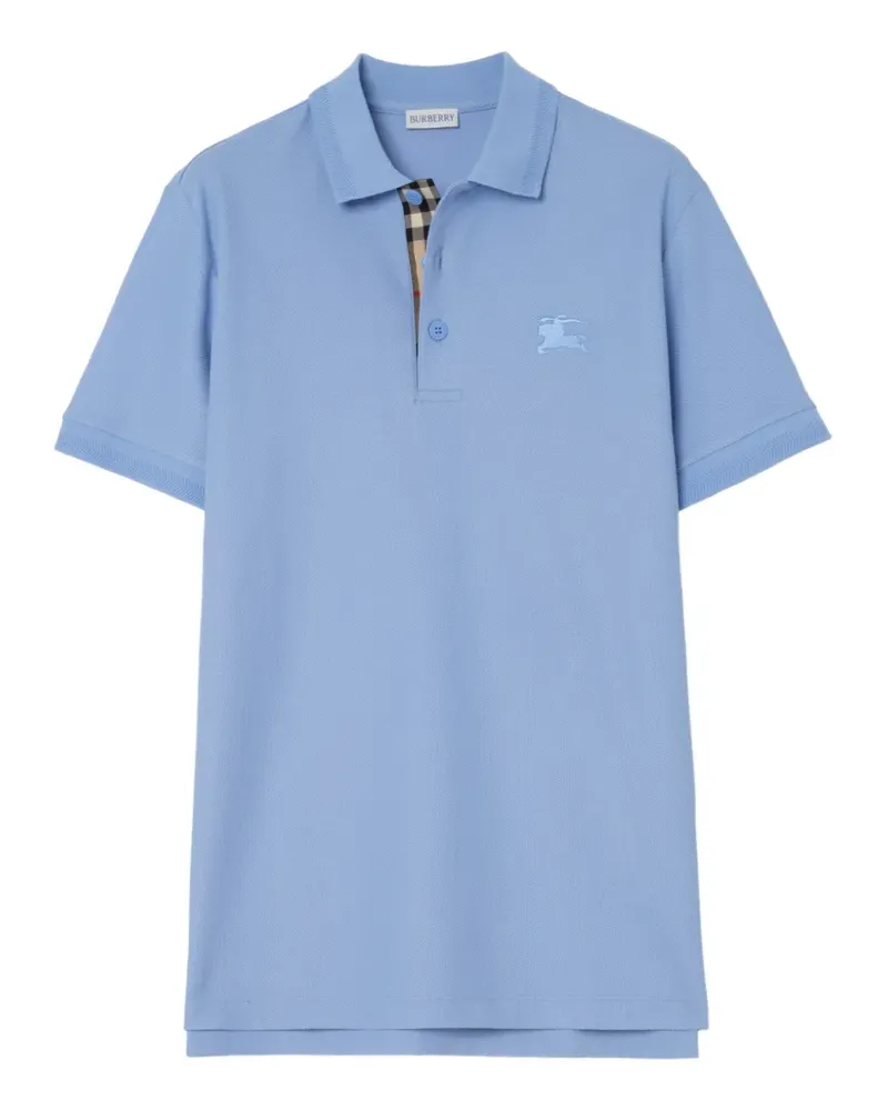 Burberry cotton polo shirt - Blau Blau