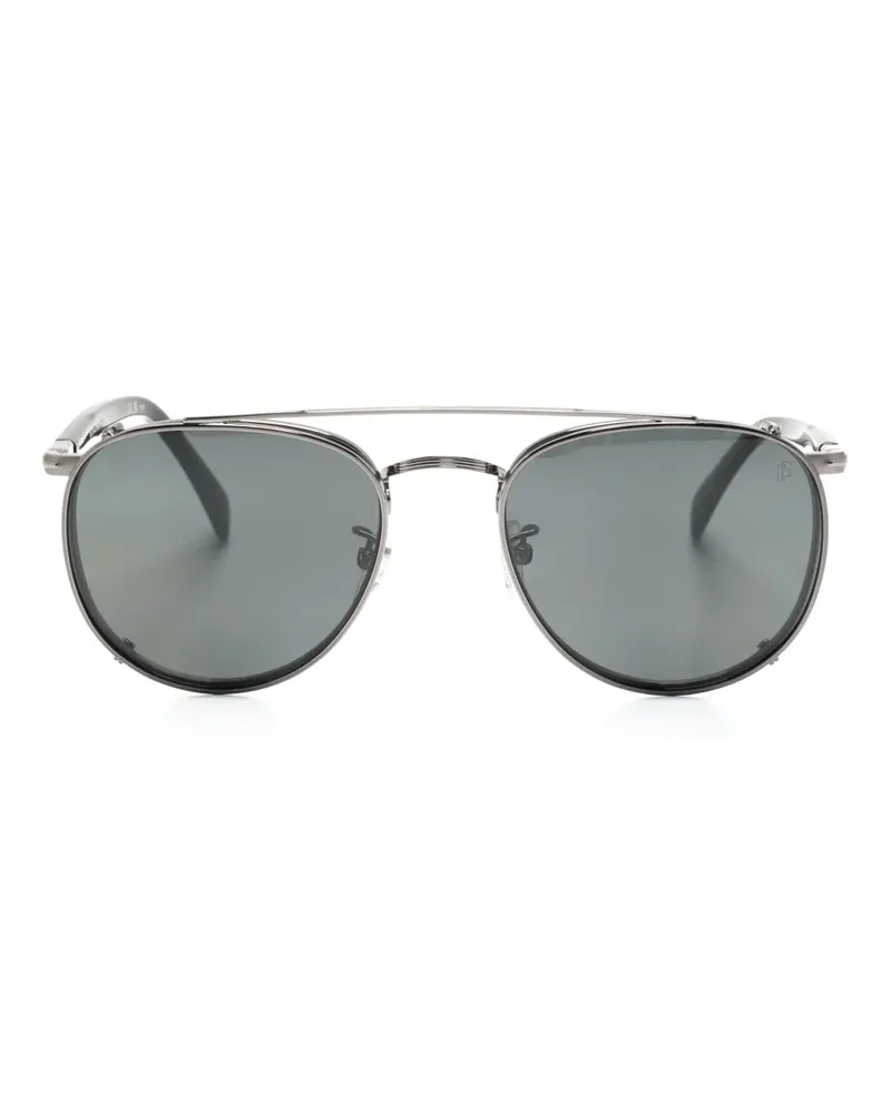 EYEWEAR by DAVID BECKHAM Brille mit rundem Gestell - Schwarz Schwarz