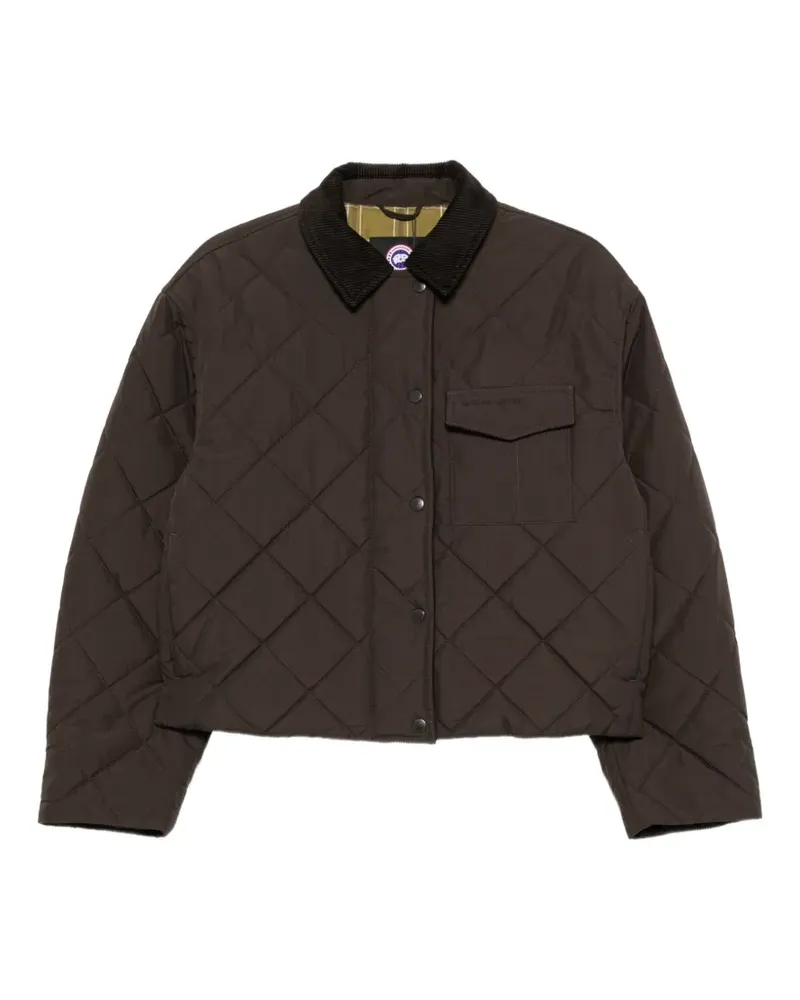 Canada Goose Terra Jacke mit Rautensteppung - Braun Braun