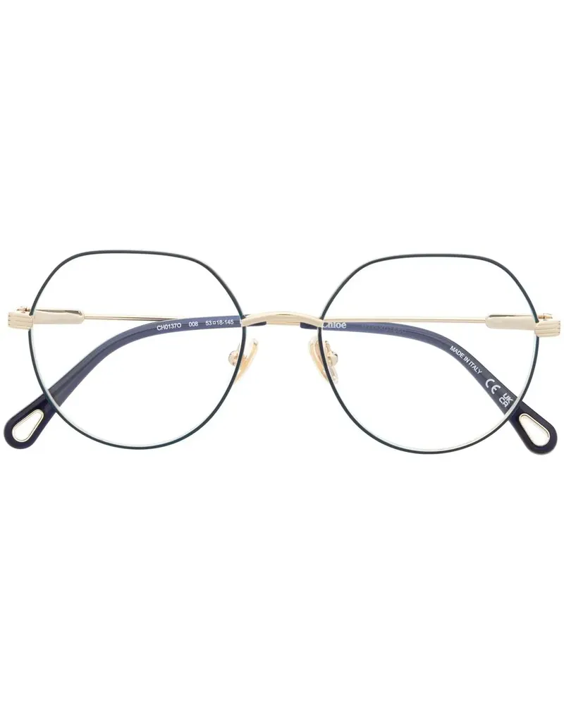 Chloé Brille mit rundem Gestell - Blau Blau