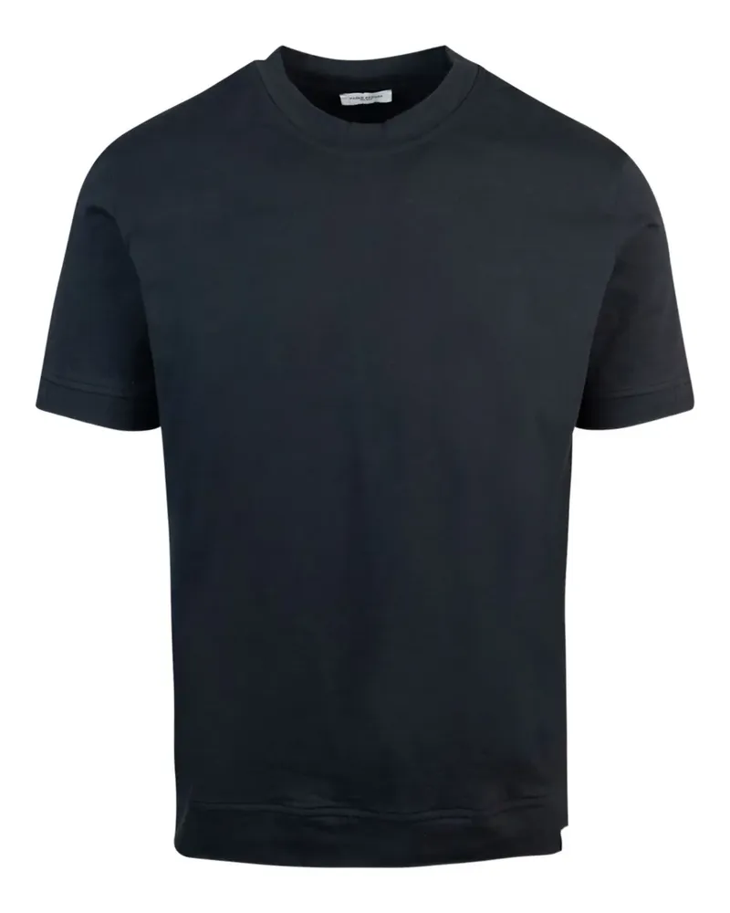 Paolo Pecora Milano T-Shirt mit kurzen Ärmeln - Schwarz Schwarz