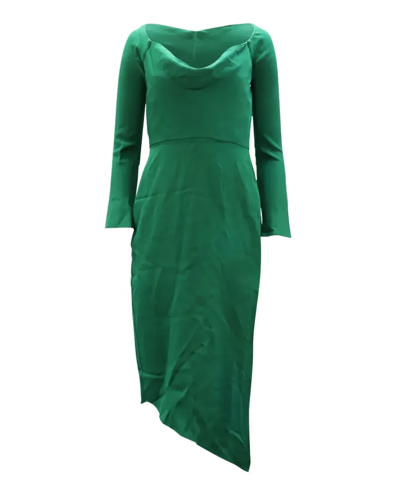 mason by michelle mason Midikleid mit drapiertem Ausschnitt - Grün Grün