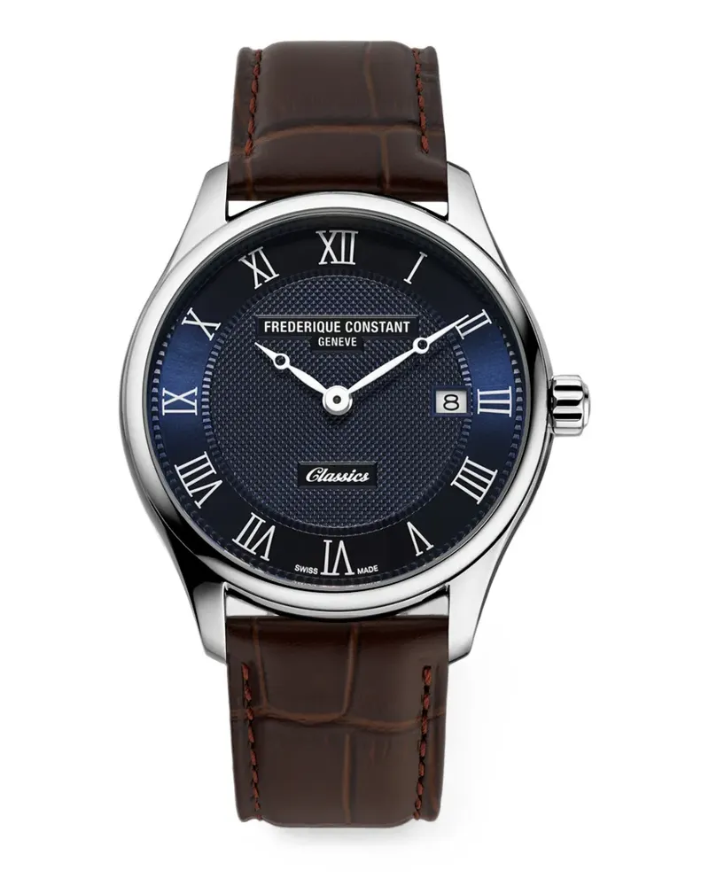 Frédérique Constant Classics Armbanduhr 40mm - Blau Blau