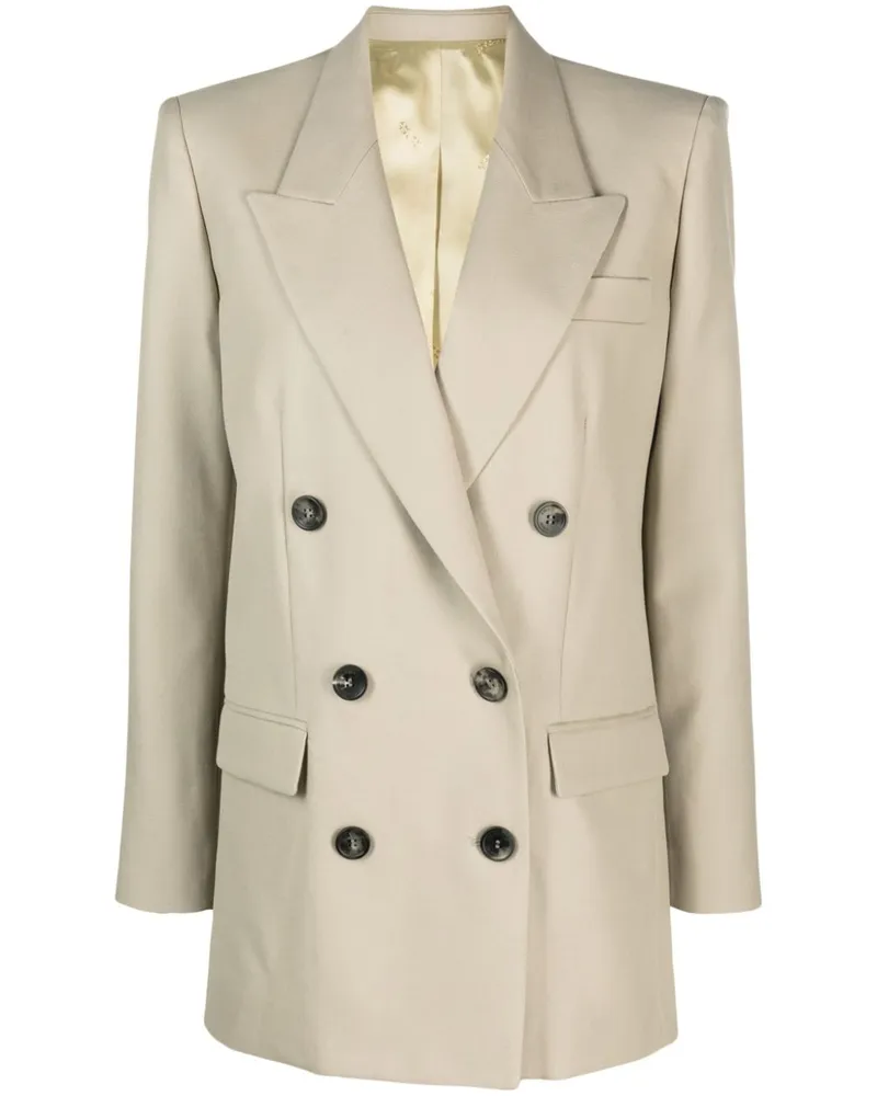 Isabel Marant Doppelreihiger Nevimea Blazer - Nude Nude