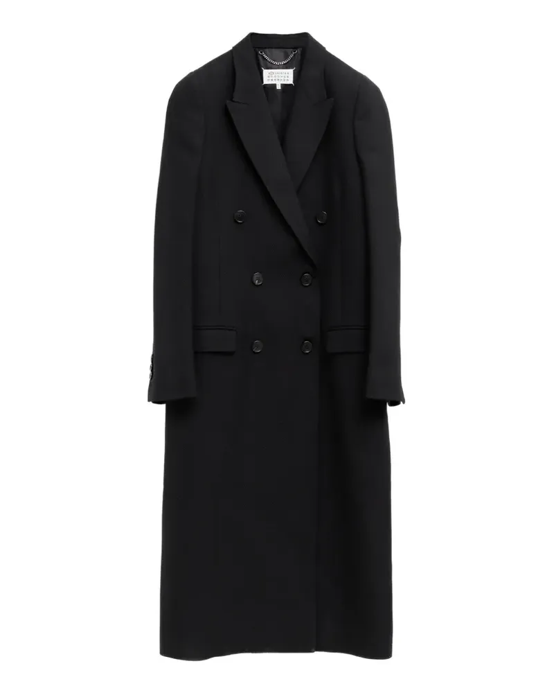 Maison Margiela double-breasted Four Stitches coat - Schwarz Schwarz