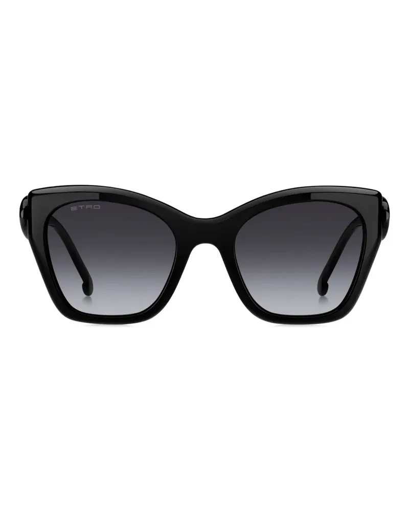 Etro paisley Sonnenbrille - Schwarz Schwarz