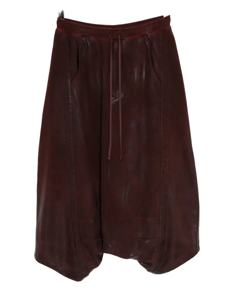 Julius drop crotch pants Rot