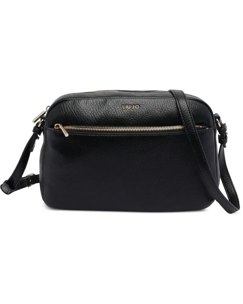 Liu Jo Schultertasche aus Faux-Leder - Schwarz Schwarz