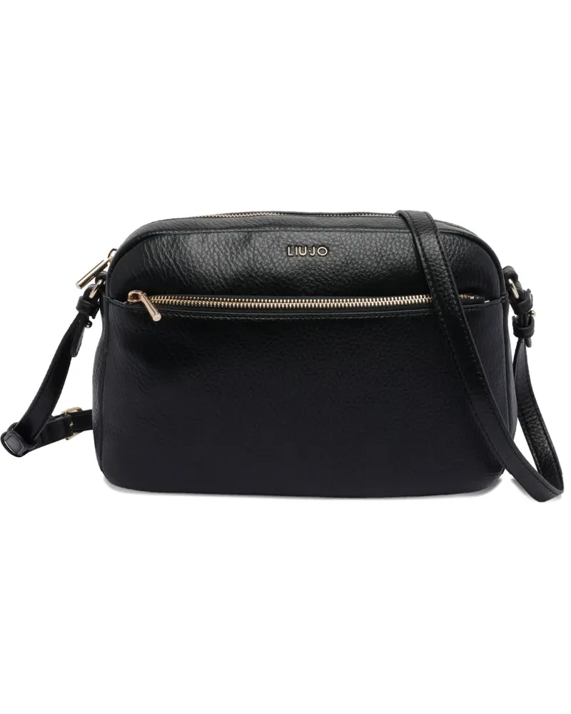Liu Jo Schultertasche aus Faux-Leder - Schwarz Schwarz