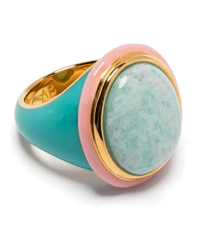 Aurélie Bidermann Tabarin Amazonite ring - Grün Grün