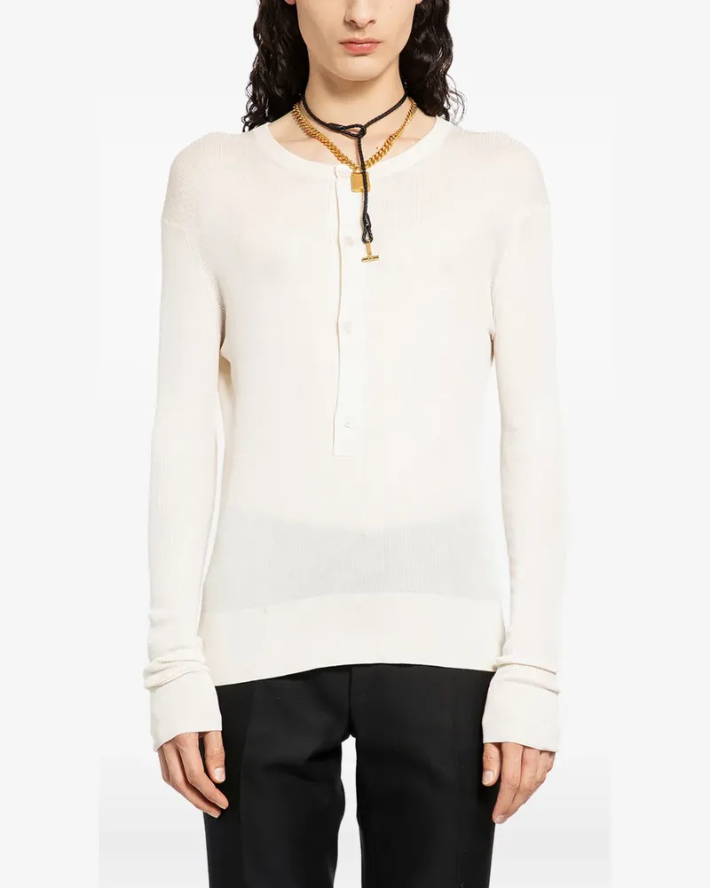Tom Ford long-sleeves T-shirt - Nude Nude