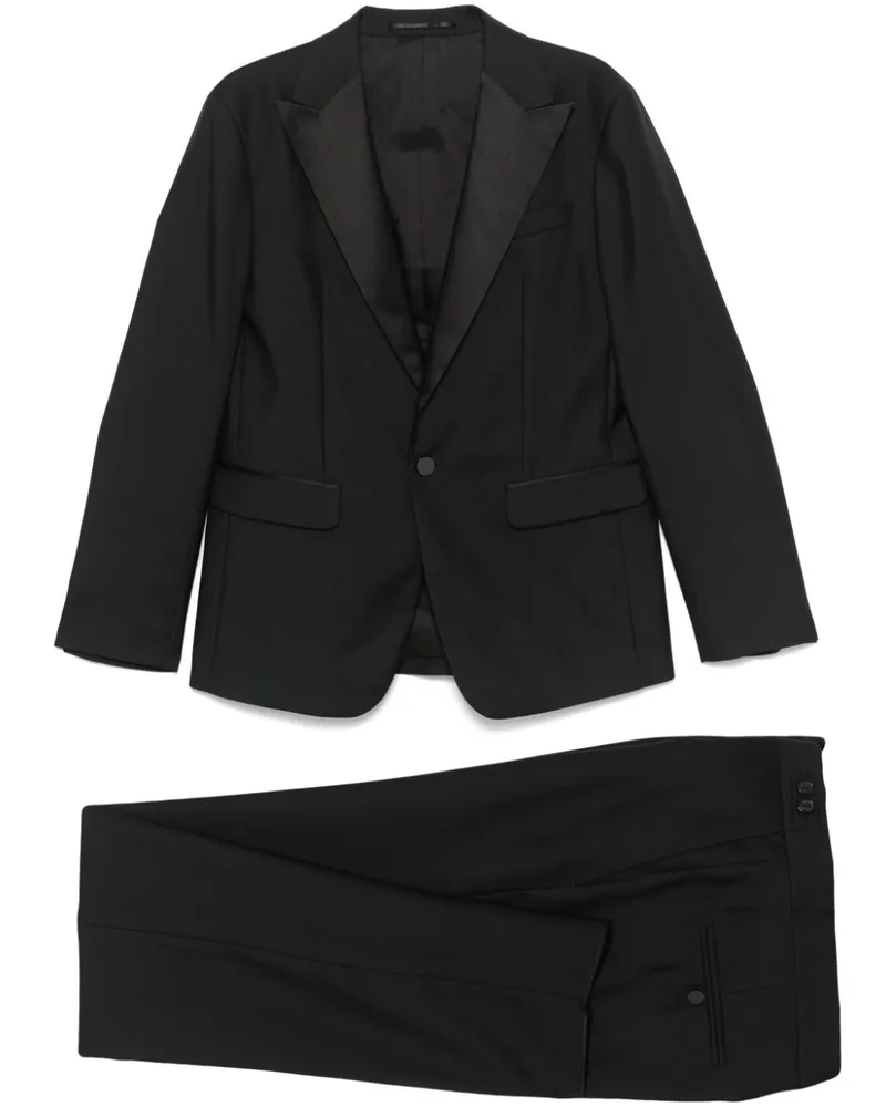 Dsquared2 Einreihiger Anzug - Schwarz Schwarz