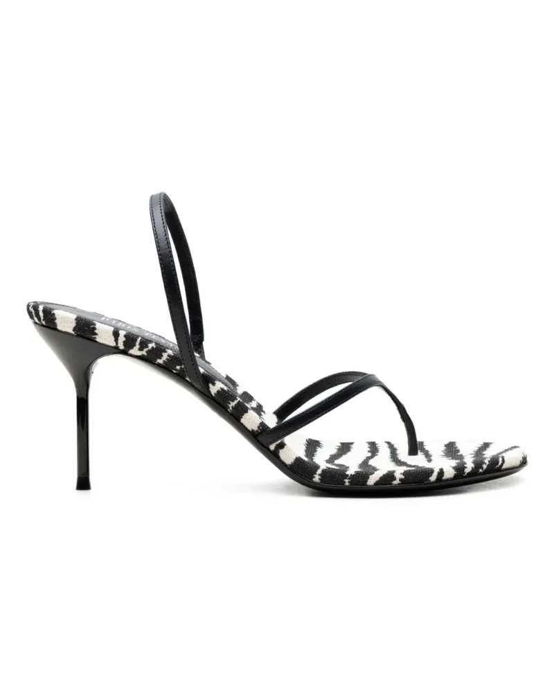Paris Texas Lidia zebra-print sandals - Schwarz Schwarz