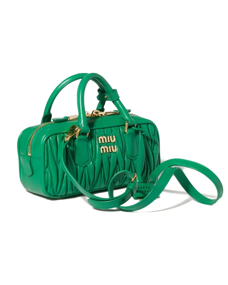 Miu Miu Arcadie matelassé nappa-leather bag - Grün Grün