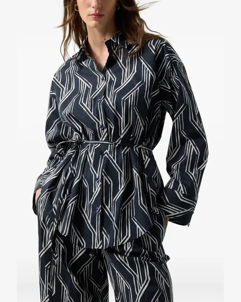 Bogner Ruth Hemd mit grafischem Print - Blau Blau
