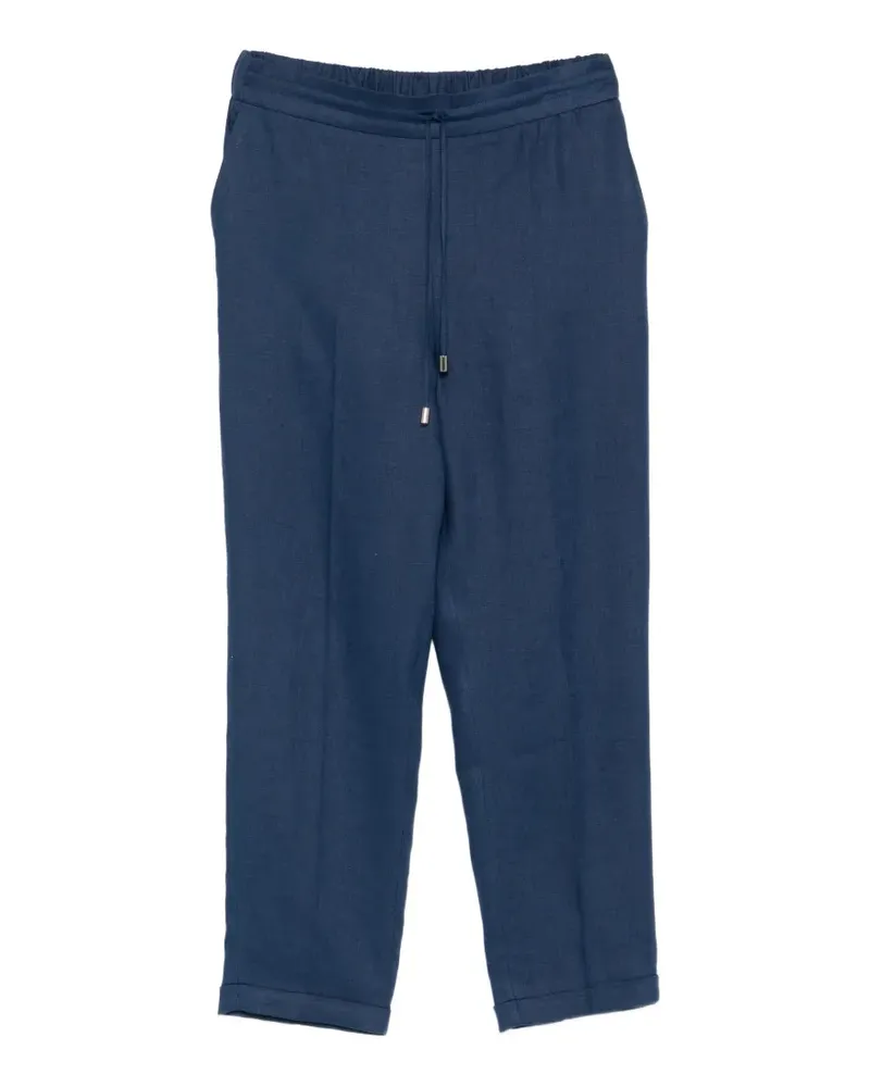 Amina Rubinacci Milo drawstring-fastening trousers - Blau Blau