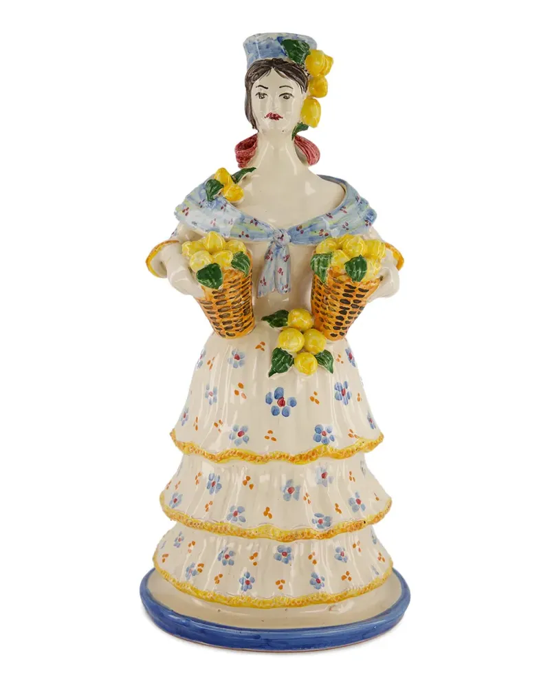 Les-Ottomans Lemon Kerzenhalter - Weiß Weiß