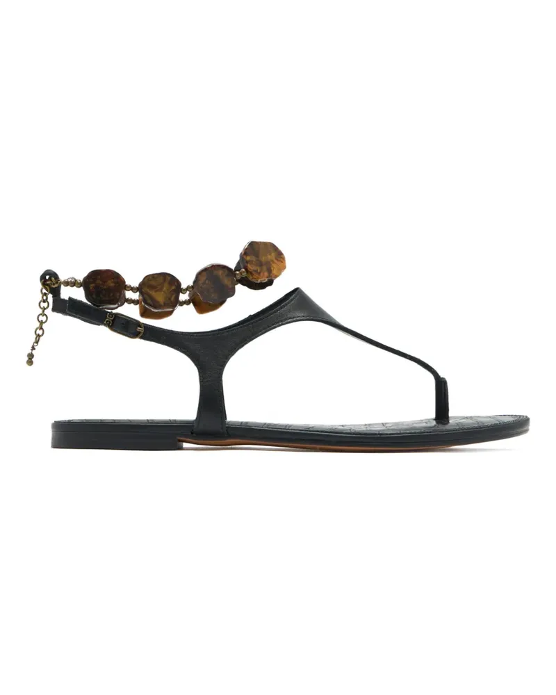 Sam Edelman Canna Thong crocodile-effect sandals - Schwarz Schwarz