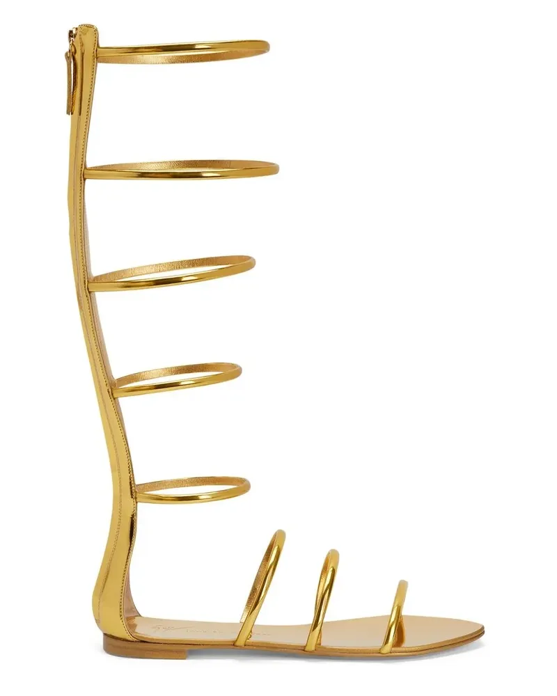 Giuseppe Zanotti Super Intrigo Römersandalen - Gold Gold