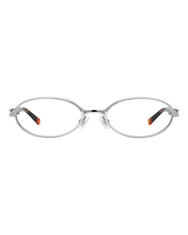 Gentle Monster Oatt 02 Brille mit ovalem Gestell - Silber Silber