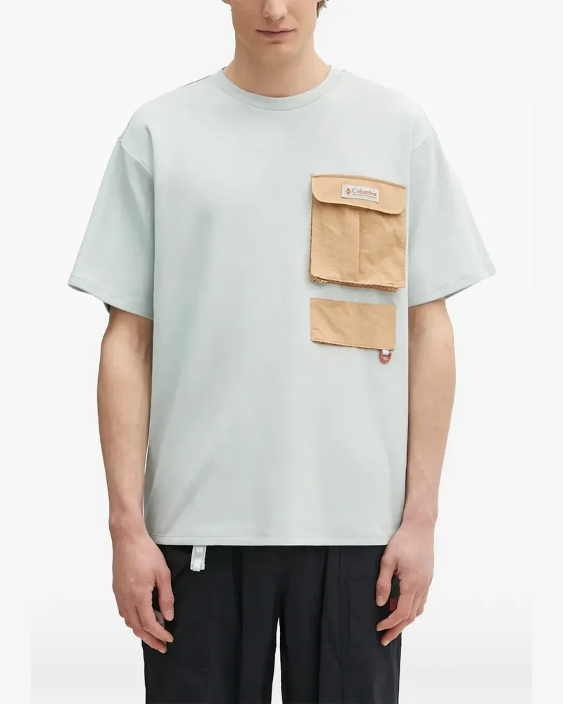 Columbia Sportswear Company T-Shirt mit Brusttasche - Blau Blau