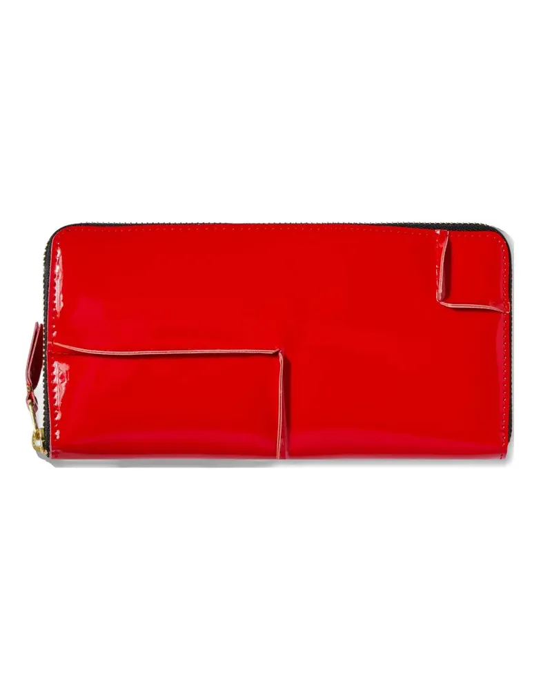 Comme des Garçons zip-fastening wallet - Rot Rot