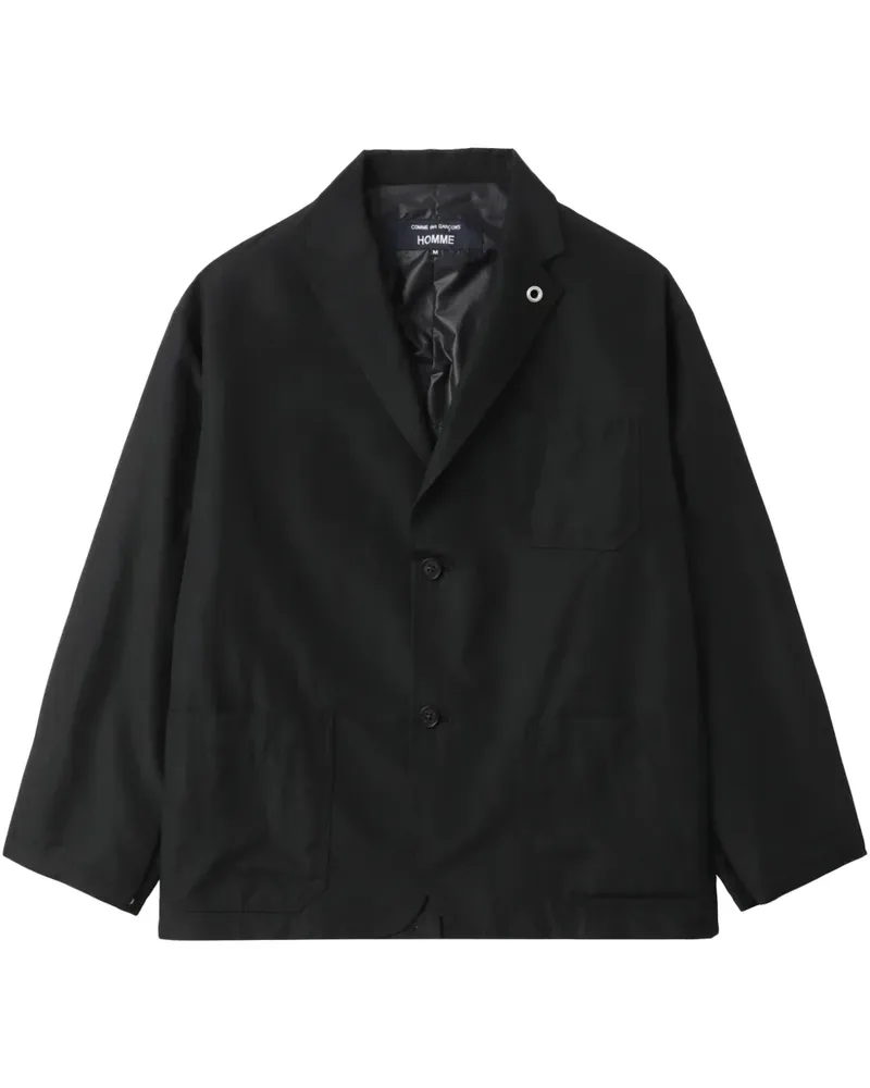 Comme des Garçons Einreihiges Sakko - Schwarz Schwarz